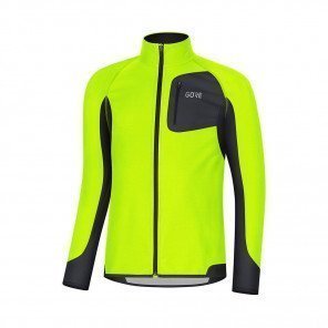 GORE WEAR Maillot R3 Partial WINDSTOPPER® Homme neon yellow / black