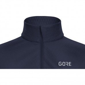 Gore Wear Maillot zippé à manches longues M Thermo Homme Orbit Blue/Dynamic Cyan