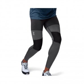 ON RUNNING TIGHTS LONG Homme Black | Shadow 
