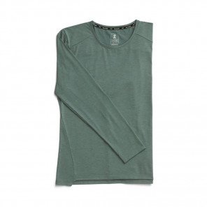 	 ON RUNNING Comfort Long-T Homme Olive 
