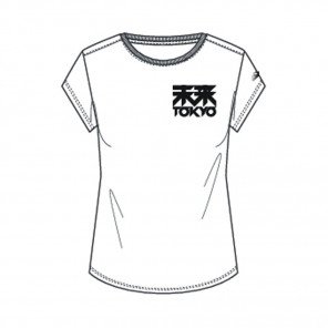 ASICS T-Shirt manches courtes FUTURE TOKYO Femme BRILLIANT WHITE