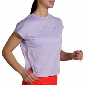 BROOKS T-shirt manches courtes Sprint Free Femme Violet Dash