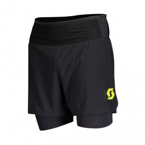 SCOTT Hybrid Shorts M's RC Run Homme black/yellow