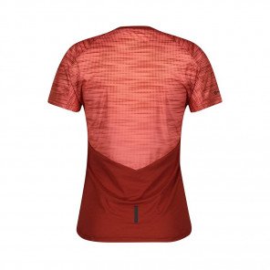 SCOTT  T-Shirt manches courtes Trail Run Femme Rust Red/Brick Red