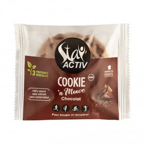 Stay'Activ Cookie aux Pépites de chocolat noir | Sachet d'un cookie de 30g