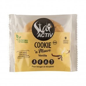 Cookie Stay'Activ à la Vanille bourbon de Madagascar | Sachet d'un cookie de 30g