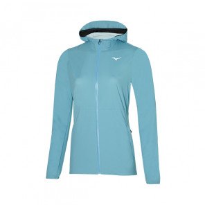 MIZUNO Waterproof 20K Jacket Femme Milky Blue 
