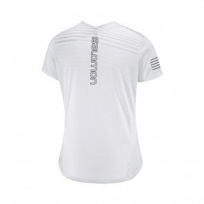 SALOMON T-Shirt Sense Femme WHITE