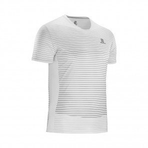SALOMON T-Shirt manches courtes SENSE Homme WHITE / ALLOY / QUIET SHADE