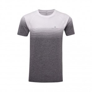 RON HILL T-shirt Infinity Marathon Homme BrightWhite/GreyMarl
