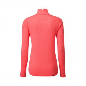 RON HILL WMN's Tech Thermal L/s ZIp tee Femme hot pink