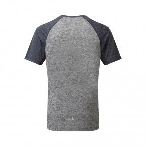RON HILL T-shirt Manches Courtes Life Homme Grey Marl / Charcoal marl