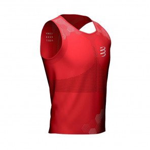COMPRESSPORT Pro Racing Singlet Homme RED/WHITE