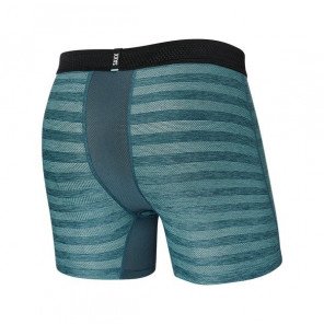 SAXX HOT SHOT BOXER BRIEF FLY Homme WASHED TEAL HEATHER