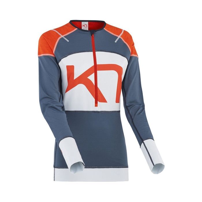 KARI TRAA T-shirt Manches Longues Zippé STIL Femme SAIL KARI TRAA T-shirt Manches Longues Zippé STIL Femme SAIL