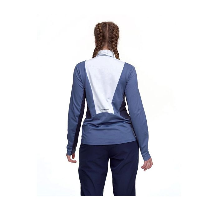 KARI TRAA T-shirt manches longues zippé KAREN Femme SAIL KARI TRAA T-shirt manches longues zippé KAREN Femme SAIL